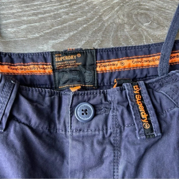 Superdry CRG Navy Cargo Shorts - Picture 6 of 15